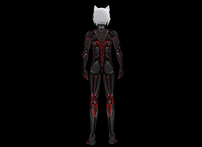 Augmented Body Suit for VRoid Male Base