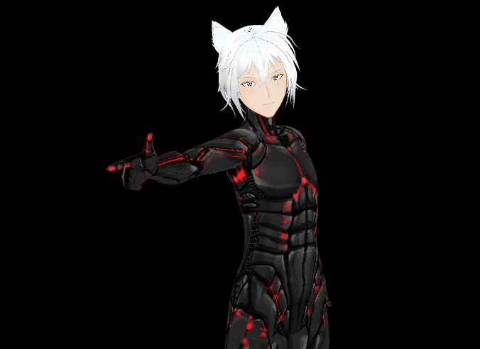 Augmented Body Suit for VRoid Male Base
