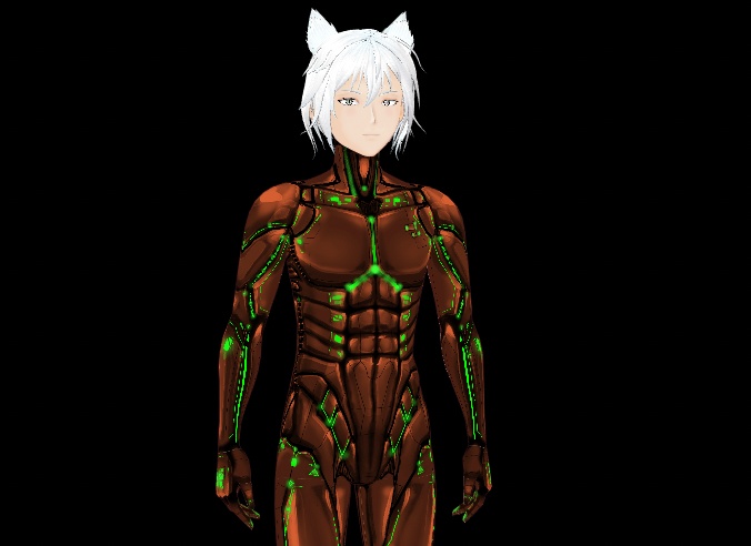 Augmented Body Suit for VRoid Male Base