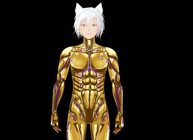 Augmented Body Suit for VRoid Male Base