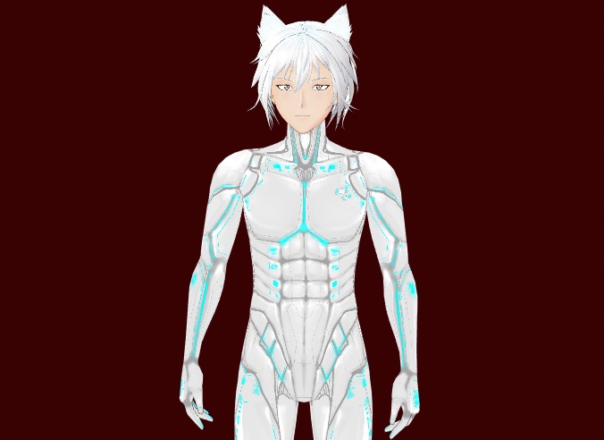 Augmented Body Suit for VRoid Male Base