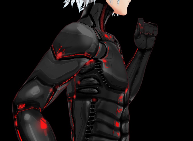 Augmented Body Suit for VRoid Male Base