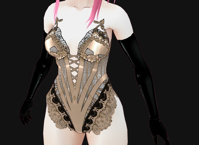 Burlesque Corset for VRoid Stable and Beta (24 colors)