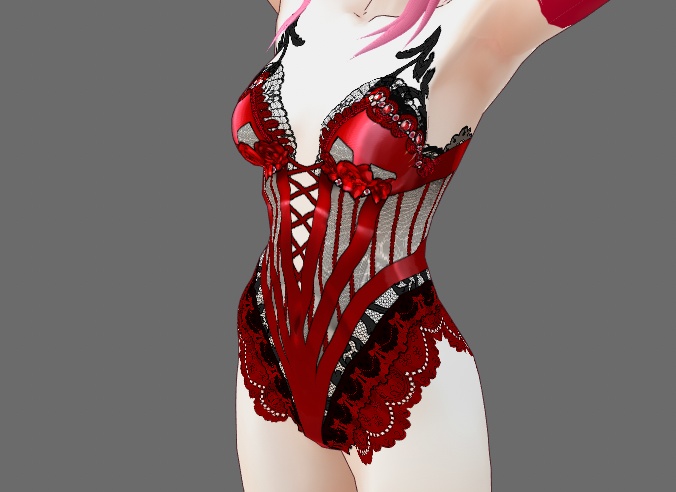 Burlesque Corset for VRoid Stable and Beta (24 colors)