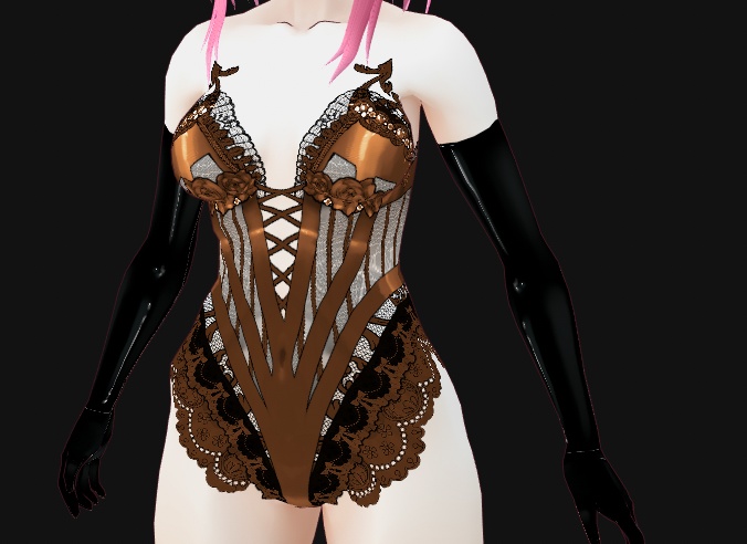 Burlesque Corset for VRoid Stable and Beta (24 colors)
