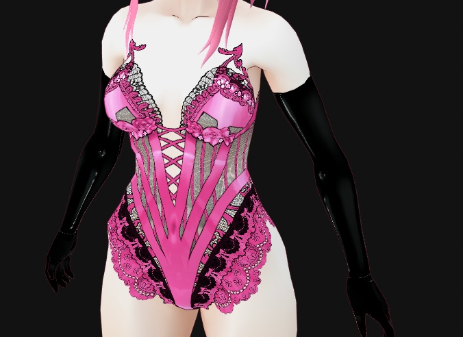Burlesque Corset for VRoid Stable and Beta (24 colors)