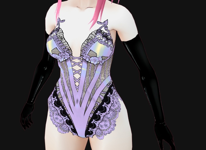 Burlesque Corset for VRoid Stable and Beta (24 colors)