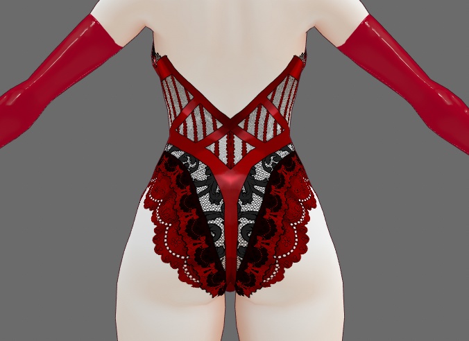 Burlesque Corset for VRoid Stable and Beta (24 colors)