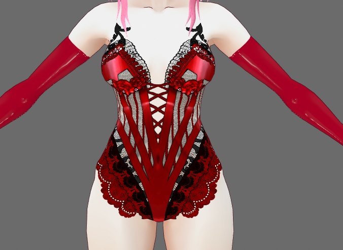 Burlesque Corset for VRoid Stable and Beta (24 colors)