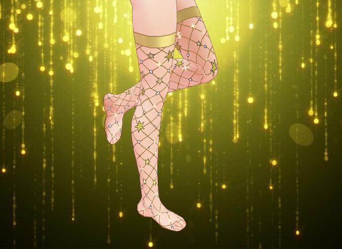 Festive Fishnet Thigh Highs - 7 colors VRoid Stable and Beta