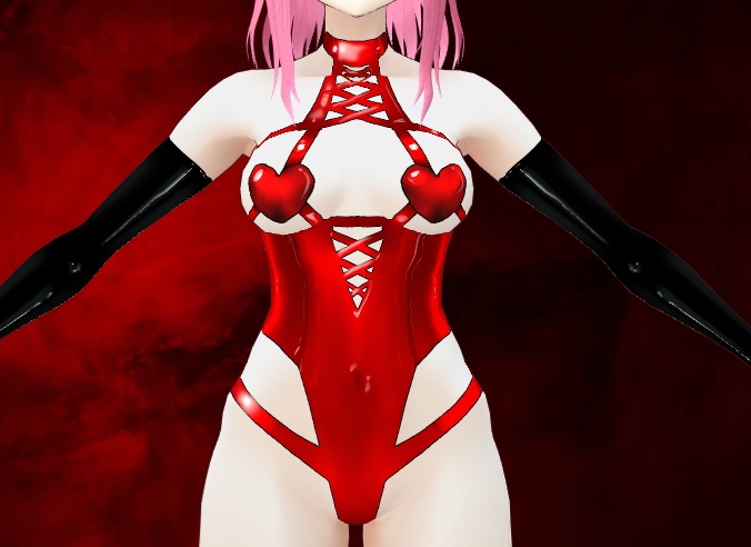 Valentines Latex Body Suit for VRoid Stable and Beta - 23 colors