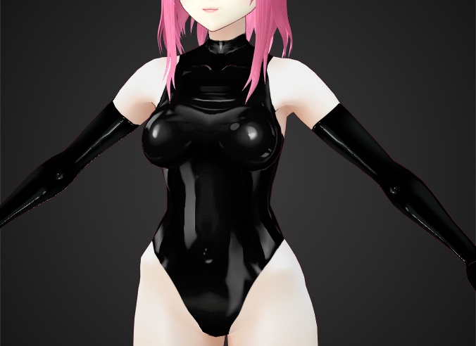 Plain Color Latex Bodysuit for VRoid - 25 colors