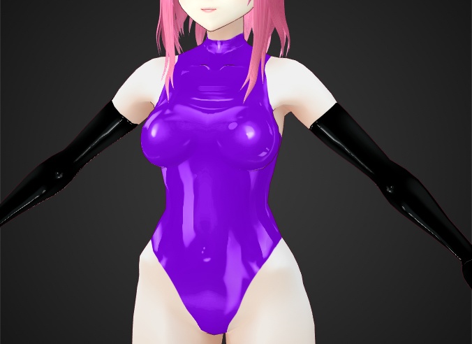 Plain Color Latex Bodysuit for VRoid - 25 colors
