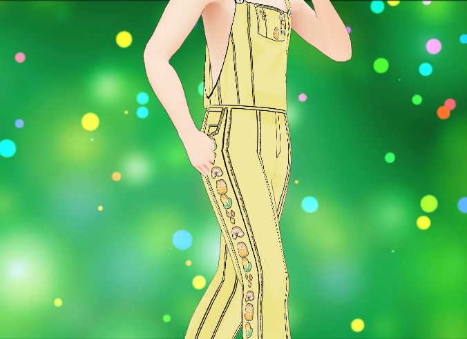 Cutesy Pastel Overalls for VRoid - 4 colors set