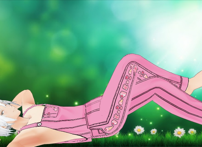 Cutesy Pastel Overalls for VRoid - 4 colors set