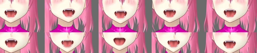 VRoid Teeth Bling Set - Mix and Match!