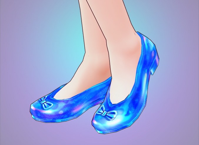 Glass Slippers texture for VRoid - 9 color Set
