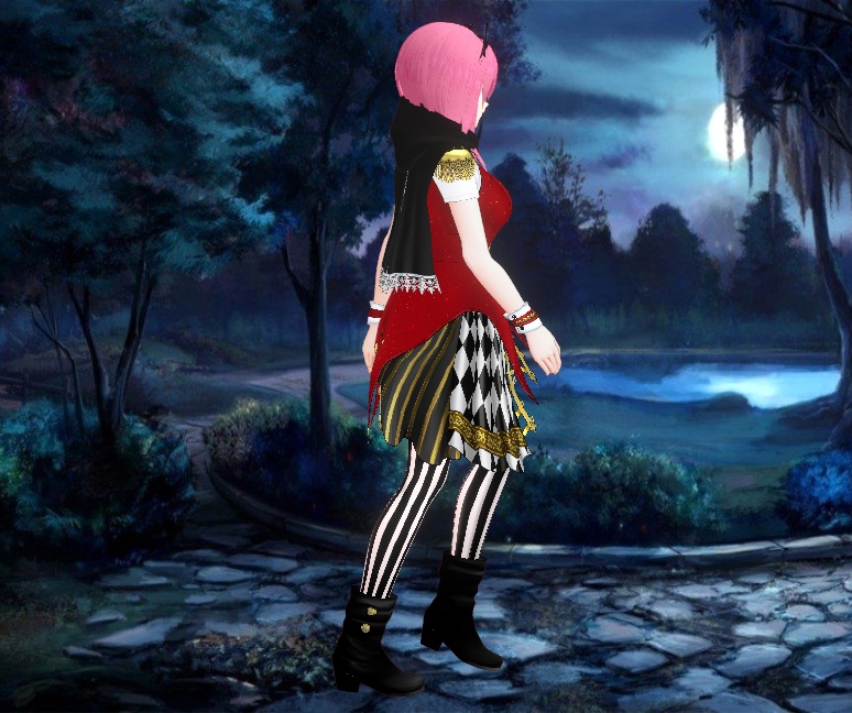 Circus Dress for VRoid Stable - Mix and Match textures