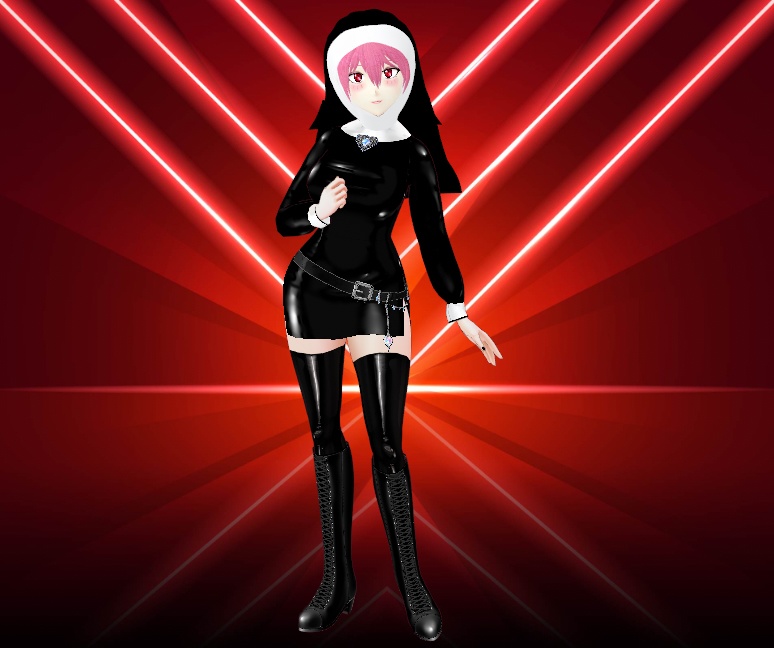 Fantasy Nun Dress for VRoid 