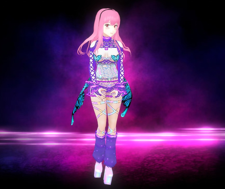 Rave Butterfly Outfit for VRoid Stable