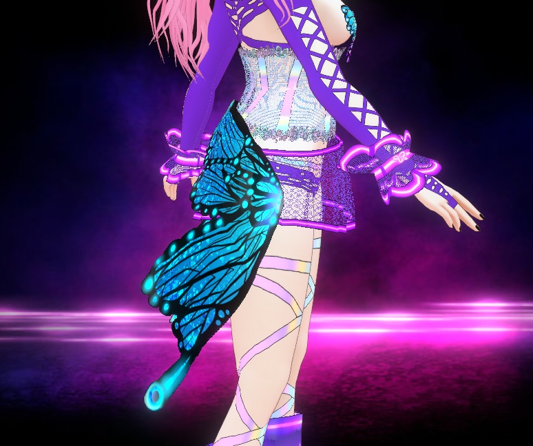 Rave Butterfly Outfit for VRoid Stable