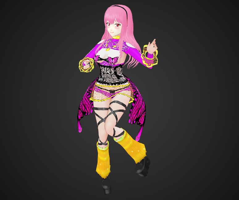 Rave Butterfly Outfit for VRoid Stable