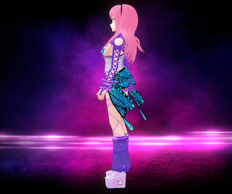 Rave Butterfly Outfit for VRoid Stable