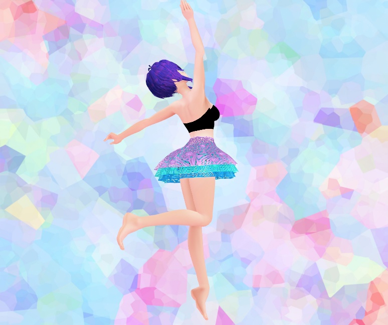 3 Layered Tutu Skirt for VRoid Stable 