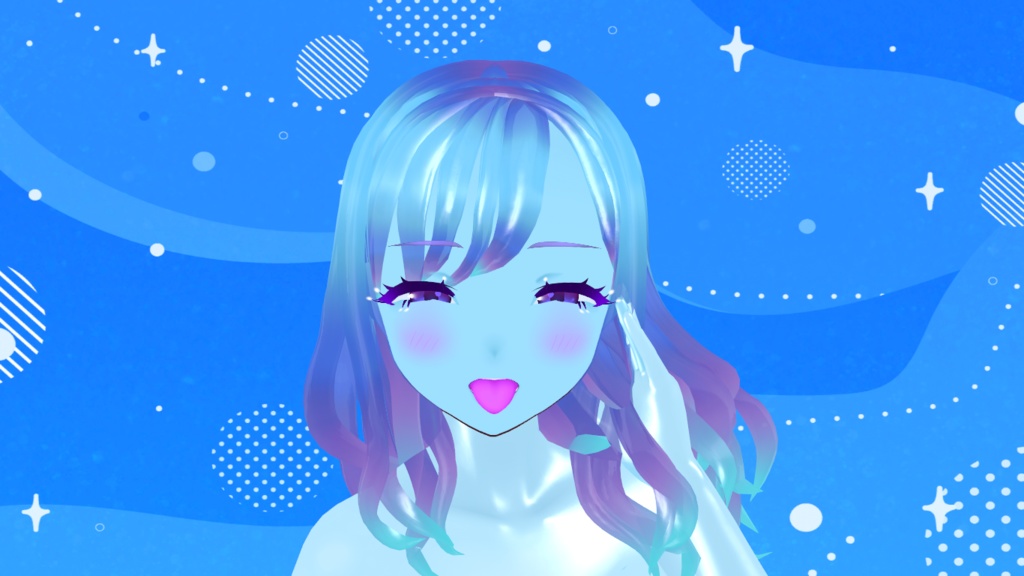 ''Jellico'' the slime girl - VRM model - battynator-store - 2/5