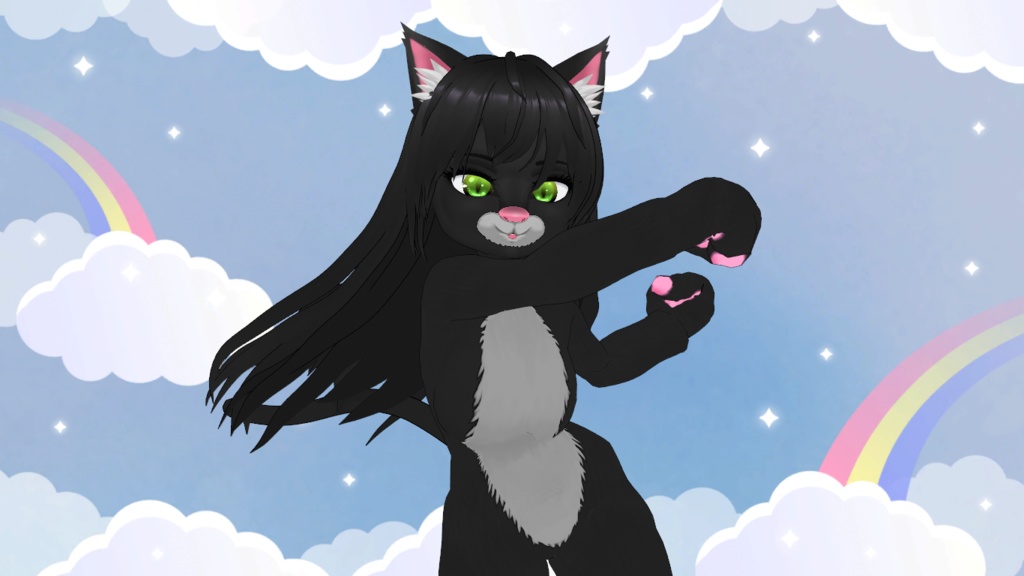 Female AnthroCat VRM model  - battynator-store - 4/4