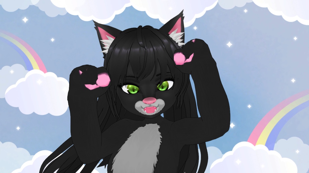 Female AnthroCat VRM model 
