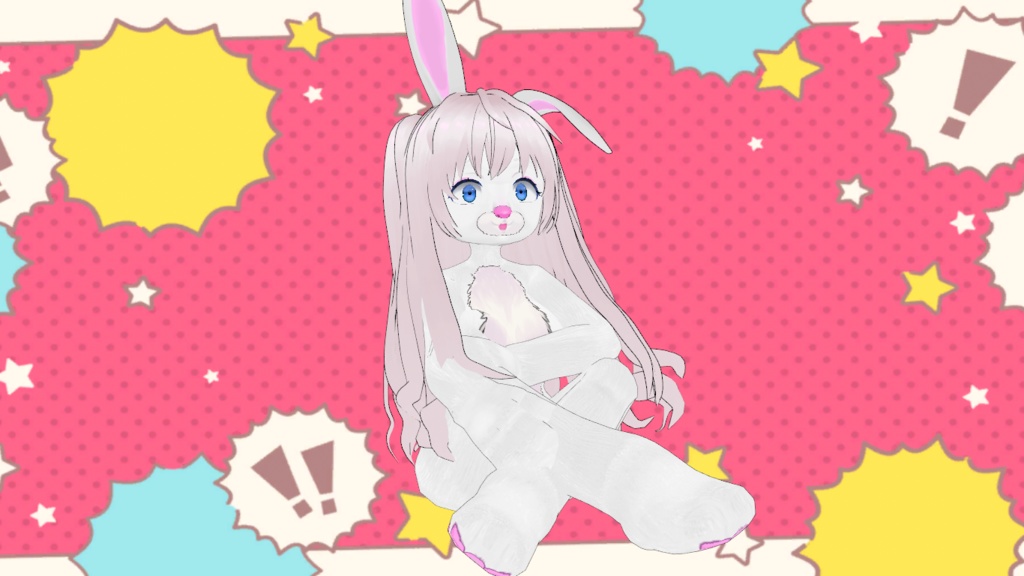 Female AnthroBunny VRM model - battynator-store - 4/4