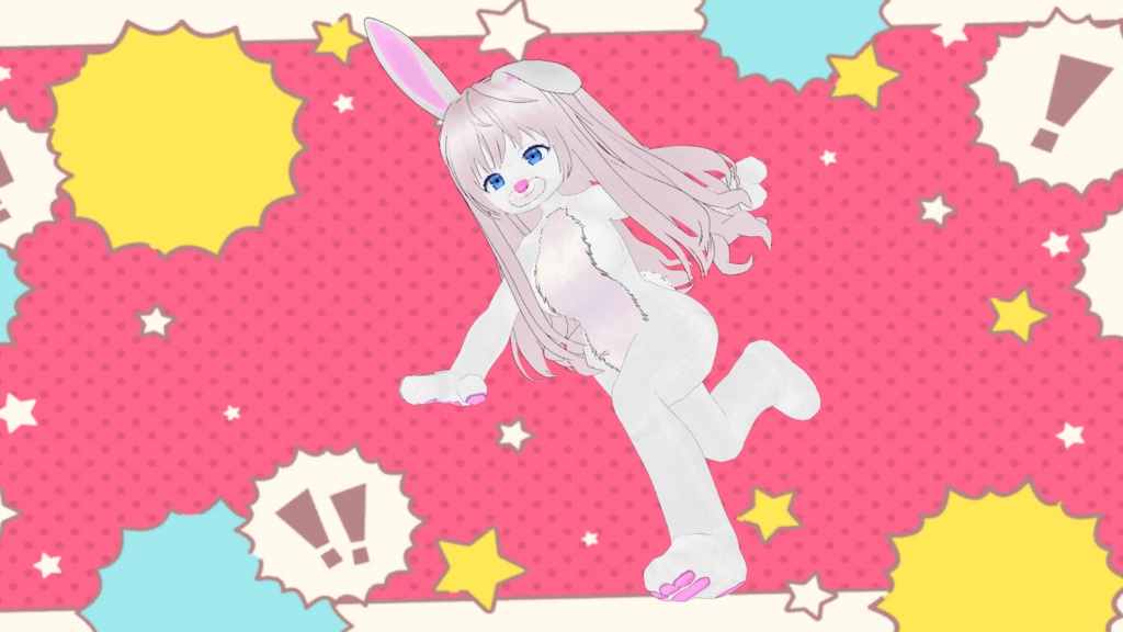Female AnthroBunny VRM model - battynator-store - 2/4