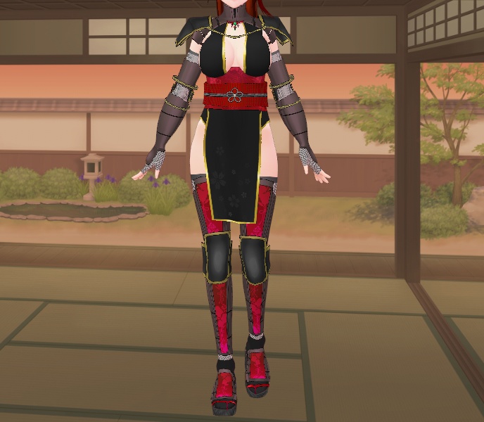 Spicy Ninja Outfit for VRoid Stable