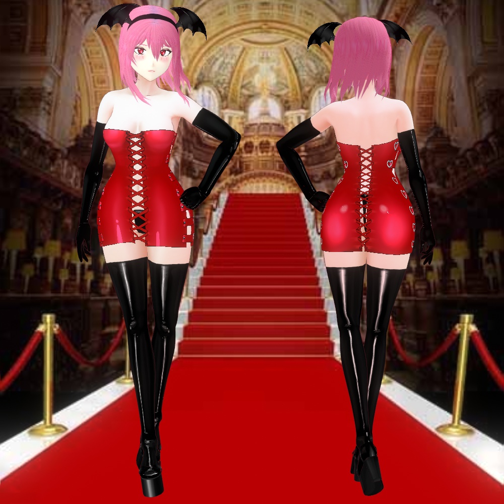 Restriction Dress for VRoid Stable - 18 colors