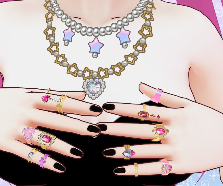 Sweet Jewelry for VRoid stable - Assorted Colors