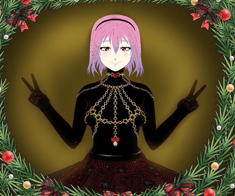 Festive Body Chain for VRoid Stable