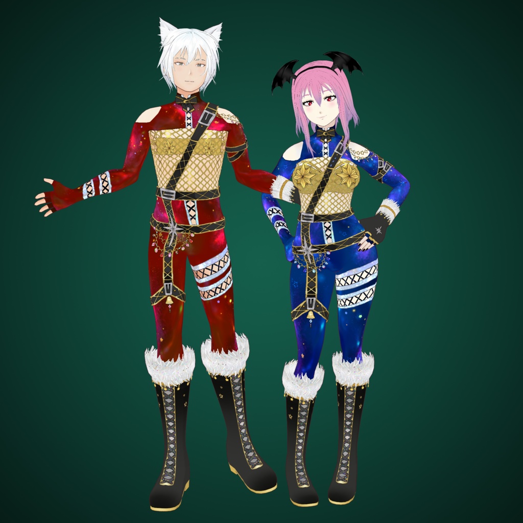 Starry Night Suit for VRoid Stable