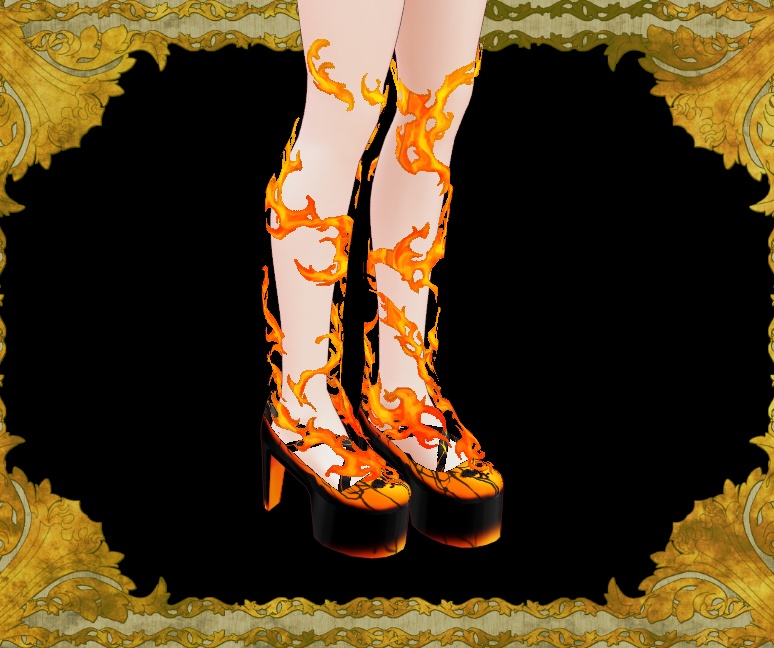Firebird Heels for VRoid - 15 colors set
