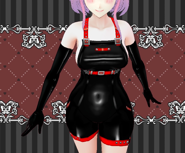 Latex Overalls for VRoid - 18 color pack