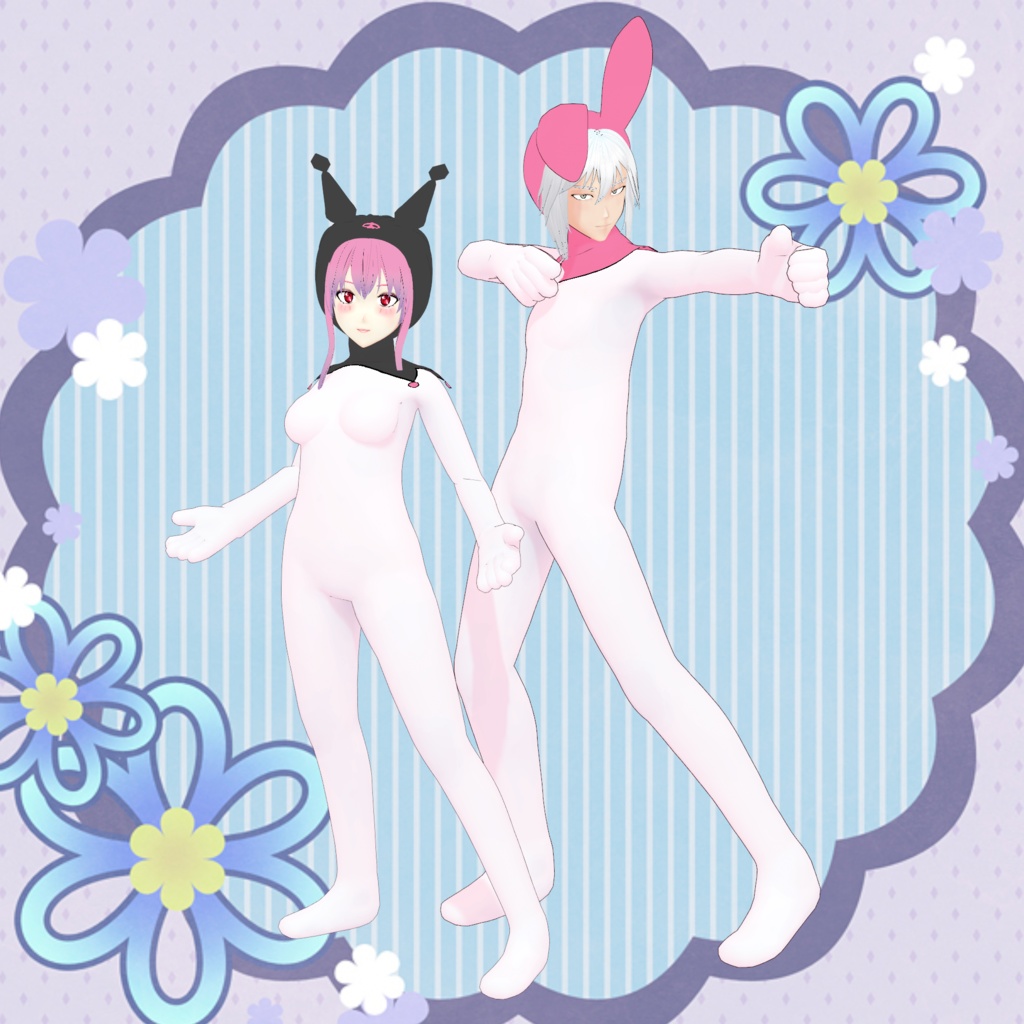 Low Budget Looking Mascot Cosplay for VRoid - 2 types