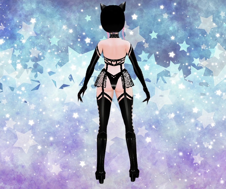 Sexy Kitty Set for VRoid - Assorted Colors