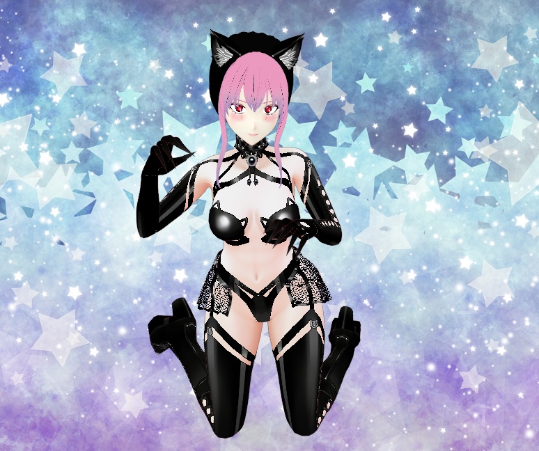 Sexy Kitty Set for VRoid - Assorted Colors