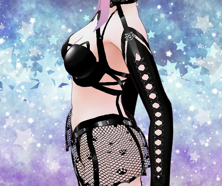 Sexy Kitty Set for VRoid - Assorted Colors