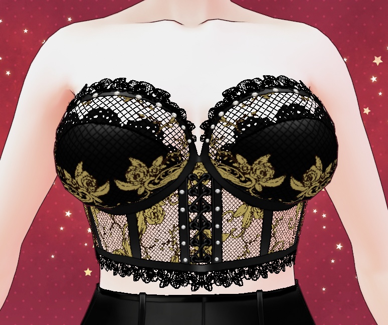 Lacey Corset for VRoid - 60 colors