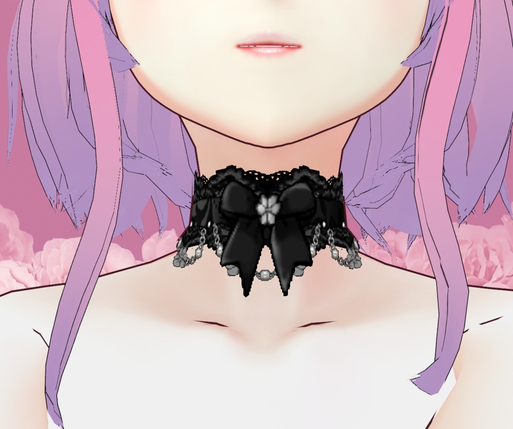 Lacey Choker for VRoid - 40 colors