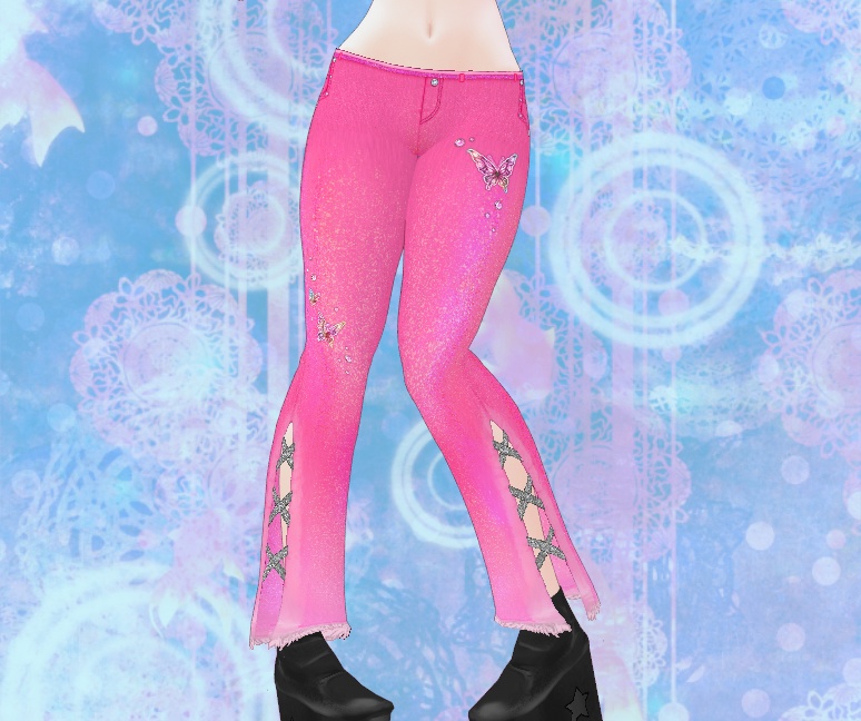 Butterfly Jeans for VRoid - 20 colors