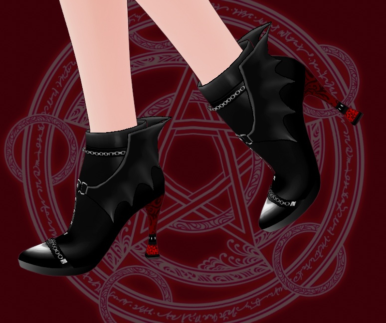 BatWing Boots for VRoid - 16 colors