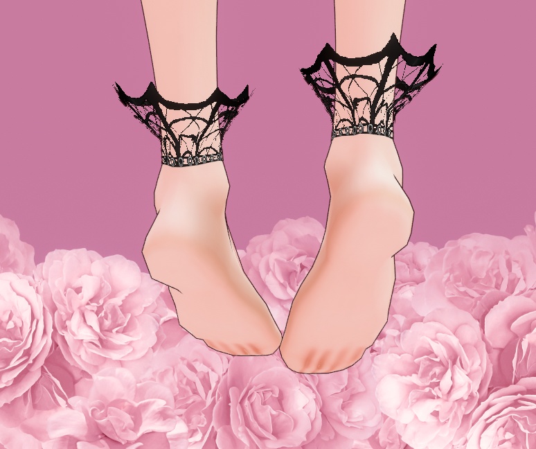 Spiderweb Socks for VRoid - 10 color set