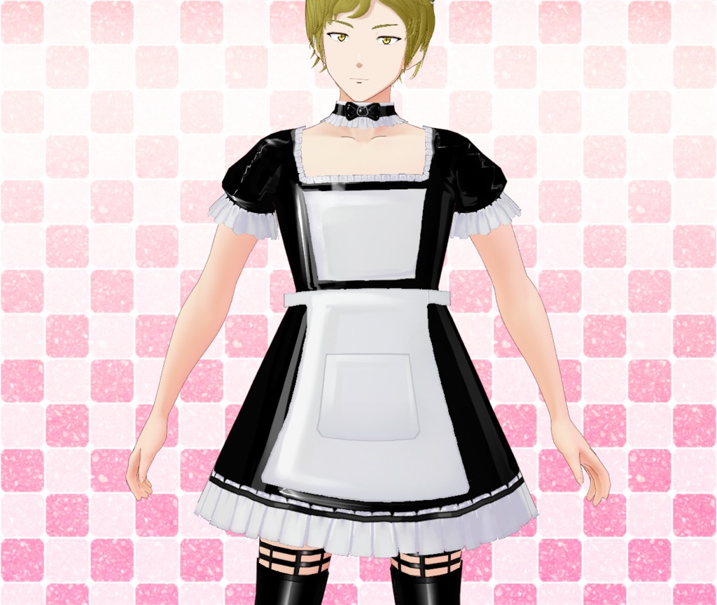 Maid Dress for Masc/Males VRoid